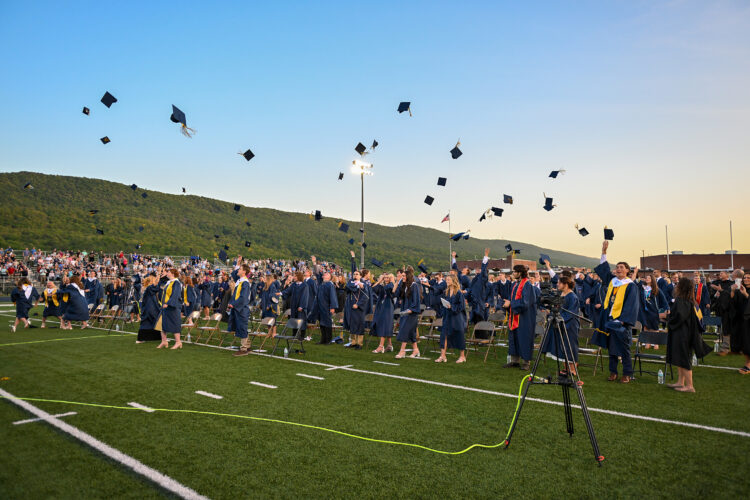 'Keep growing': Bald Eagle Area graduates over 100 in beautiful, breezy ceremony